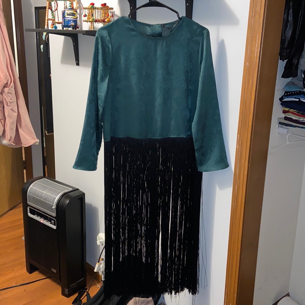 Shirt with fringe